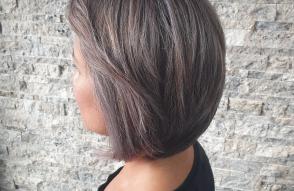 cut & color from black to greye